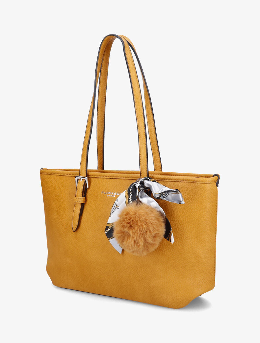 Sac cabas Justine - Jaune moutarde - 2