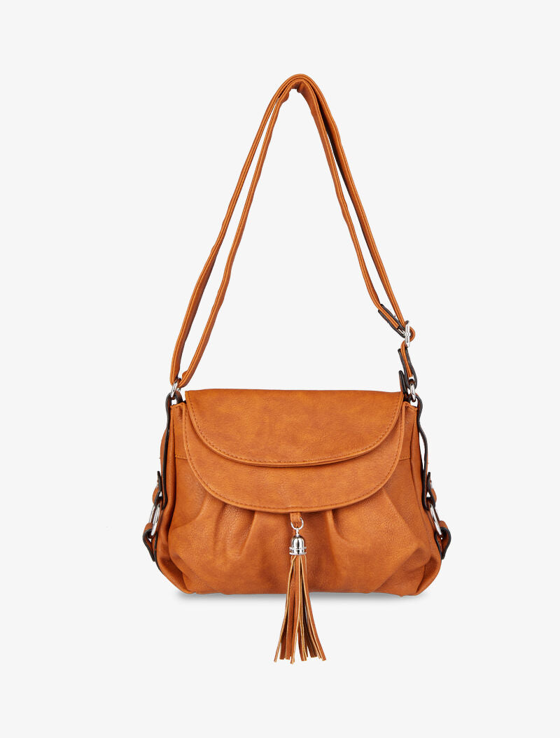 Sac besace Aline - Camel - 1