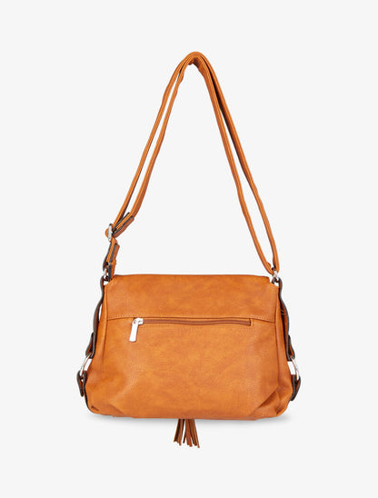 Sac besace Aline - Camel - 3