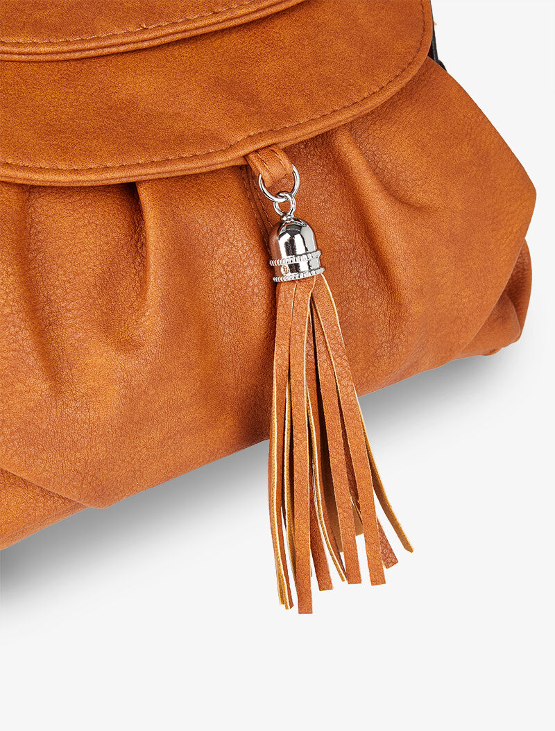 Sac besace Aline - Camel - 4