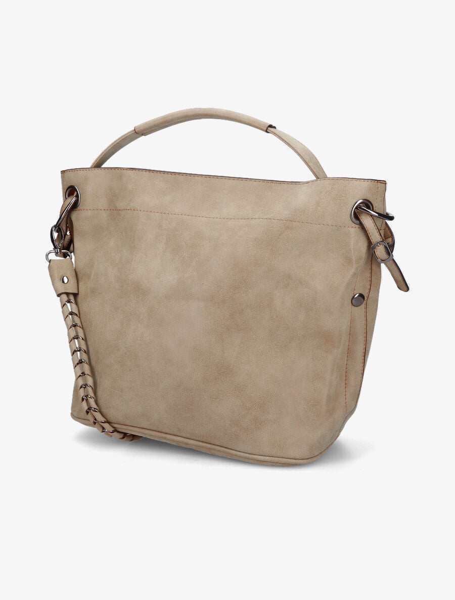 Sac cabas Elena - Beige - 3
