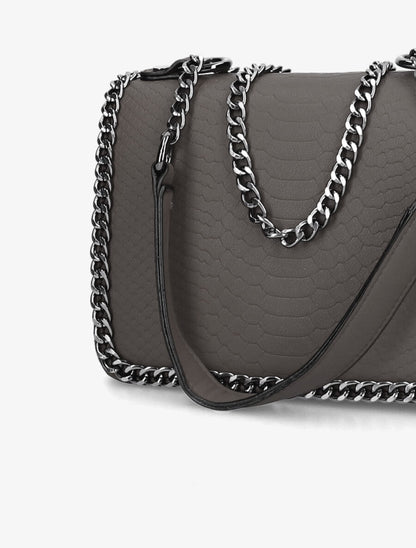 Sac besace Olivia - Gris - 4