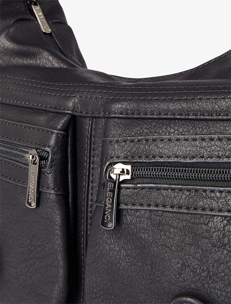 Sac besace Marthe - Noir - 4