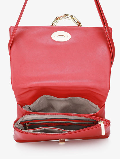 Sac à main Béatrice - Rouge - 6