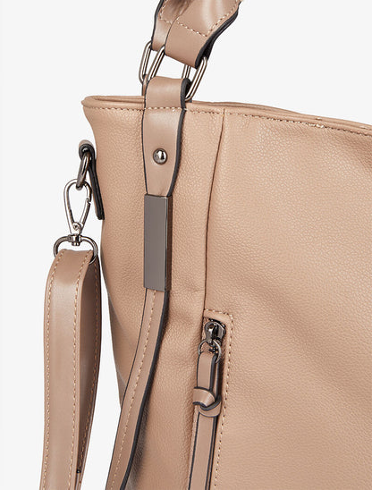 Sac cabas Jeanne - Taupe - 4