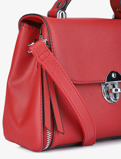 Sac à main Barbara - Rouge - 4