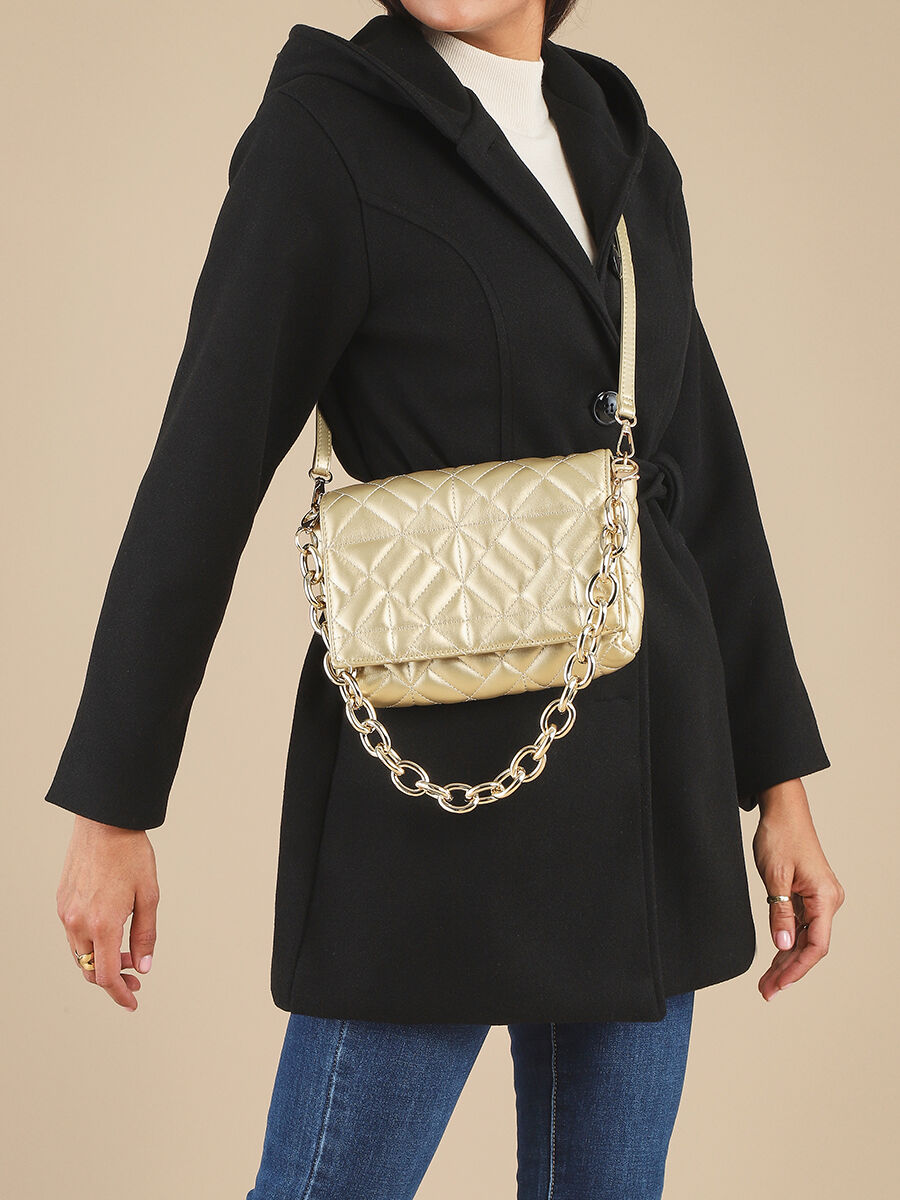 Sac besace Gianella - Or - 7