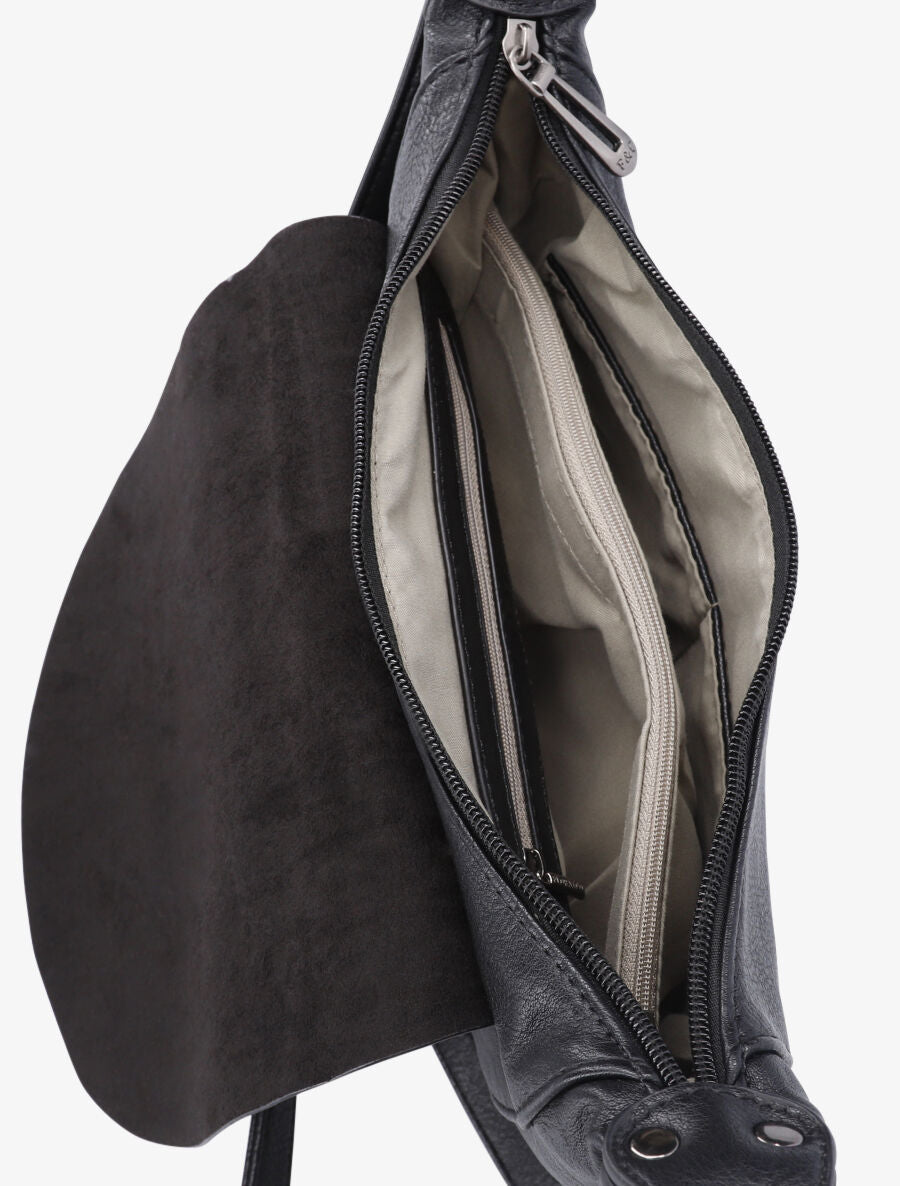 Sac besace Yetzel - Noir - 5