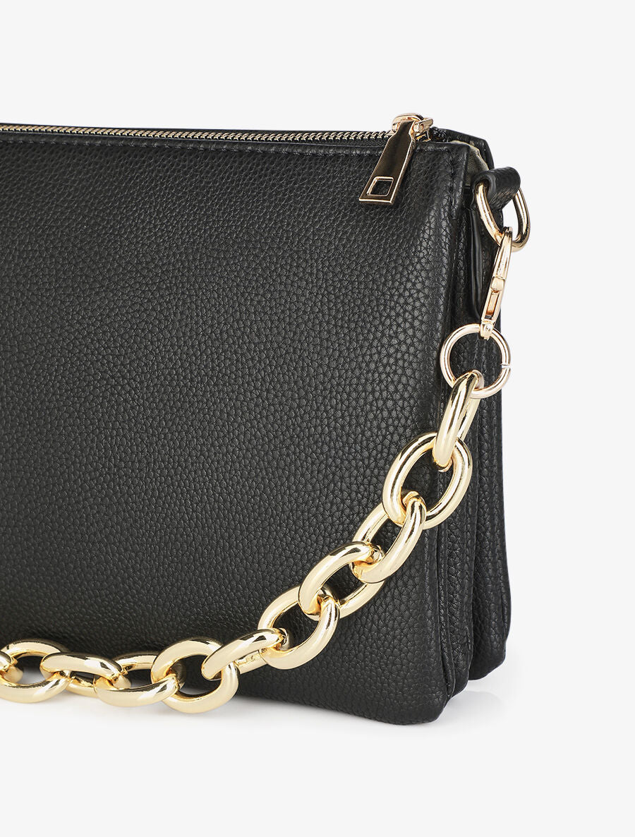 Sac besace Alana - Noir - 4