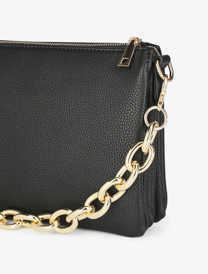 Sac besace Alana - Noir - 4