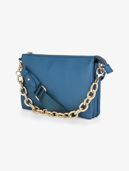 Sac besace Alana - Bleu - 3