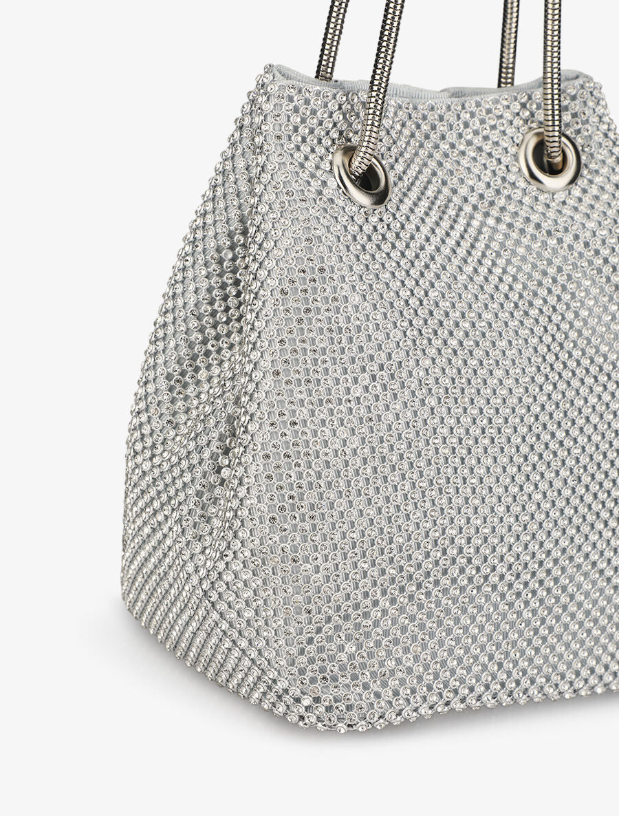 Pochette style bourse Louna - Argent - 4