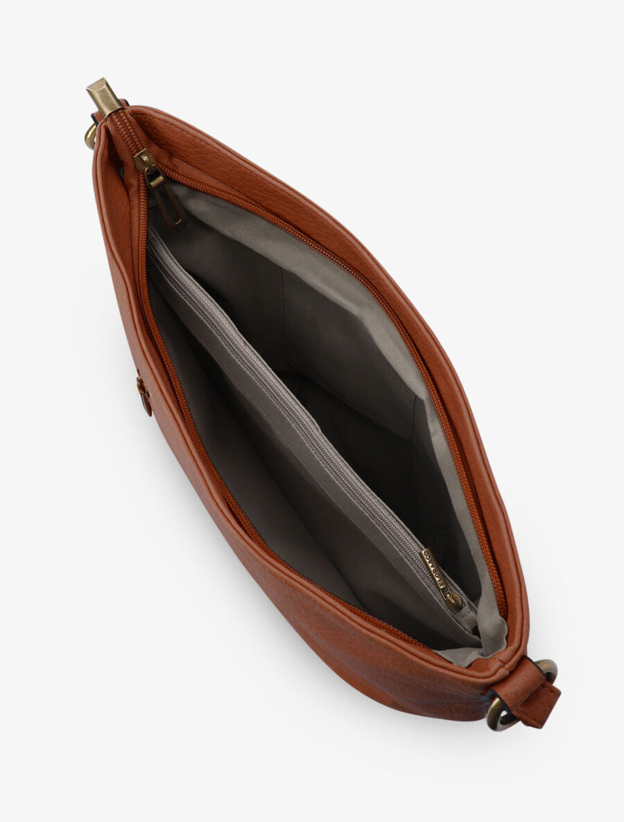 Sac besace Kirsten - Camel - 4
