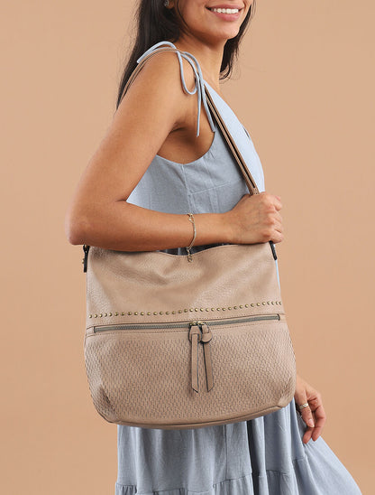 Sac besace Kirsten - Beige - 5
