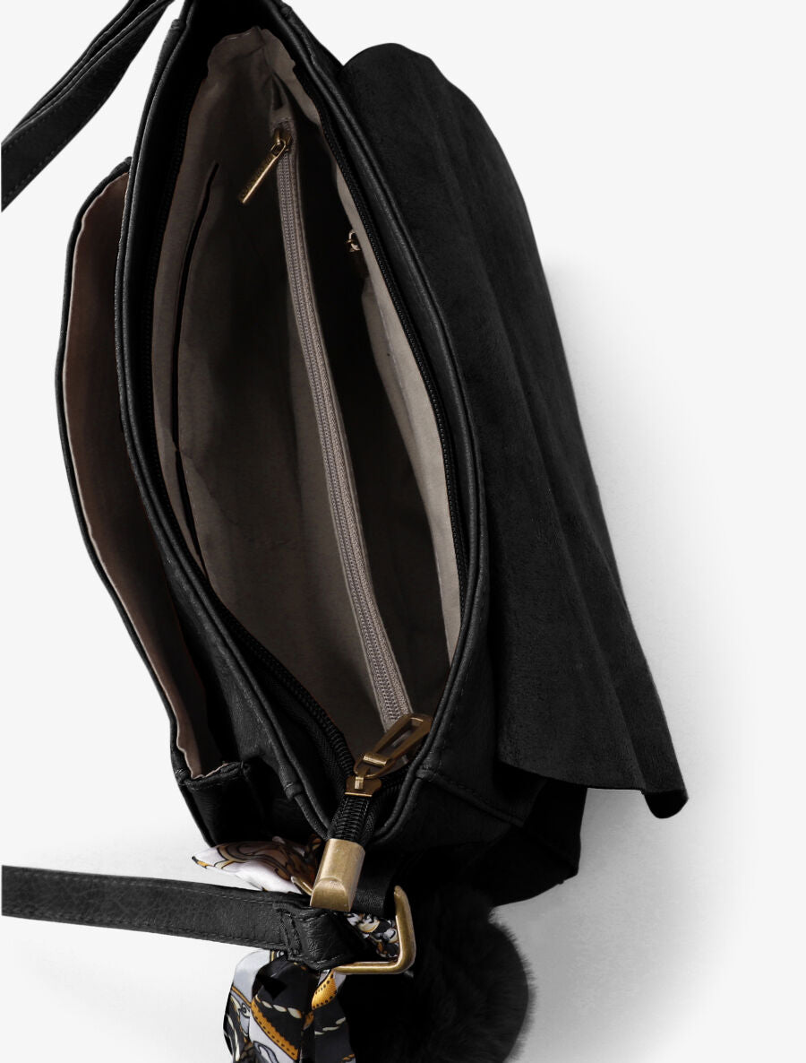 Sac besace Nilsa - Noir - 4