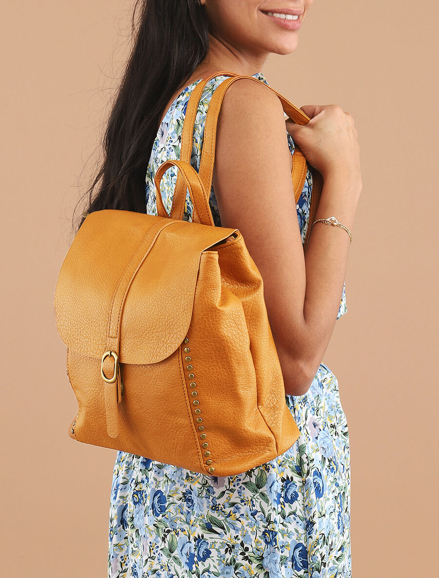 Sac à dos Danica - Jaune moutarde - 4