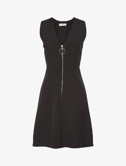 Robe grand zip - Noir - 1