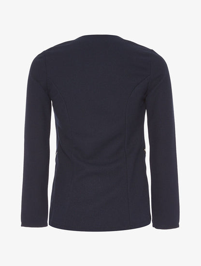 Veste ouverte asymétrique - marine - 2