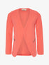Veste ouverte asymétrique - corail - 3