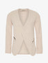 Veste ouverte asymétrique - nude - 3
