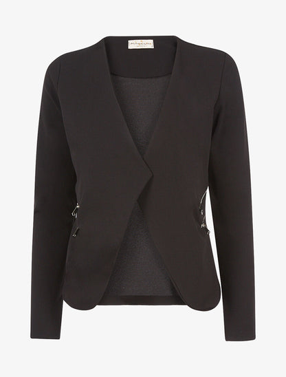 Veste poches à double zips - noir - 1