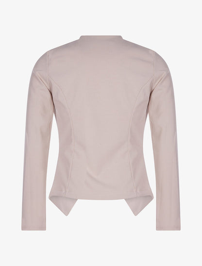 Veste poches à double zips - beige - 2