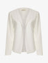 Veste basic à épaulettes - blanc - 3