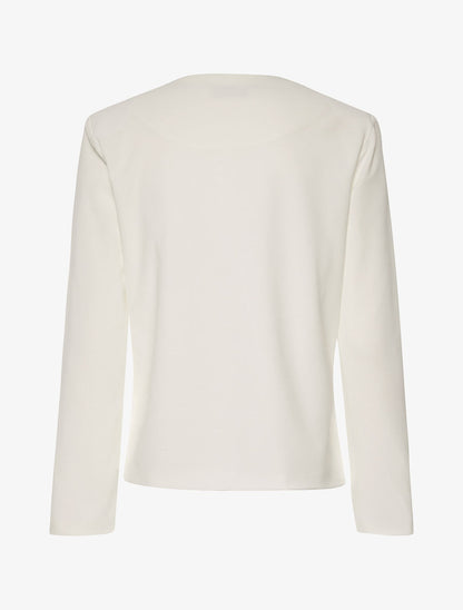 Veste basic à épaulettes - blanc - 2