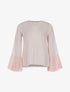 Blouse manches flutes rayée - rose - 3