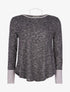 Pull manches grises - noir - 3