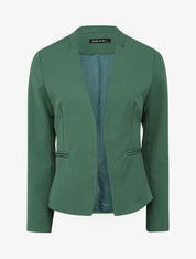 Veste unie ajustée - Vert émeraude - 1