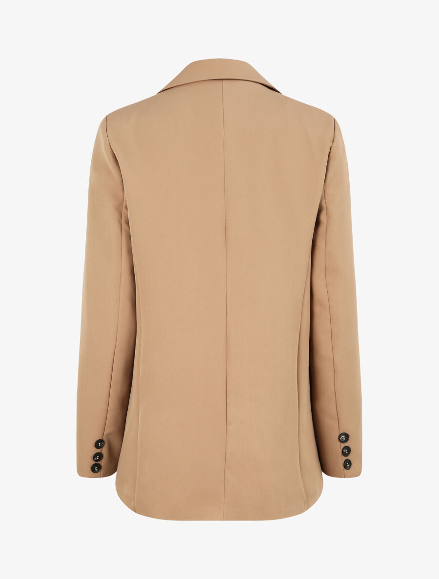 Blazer droit oversize - Camel - 2