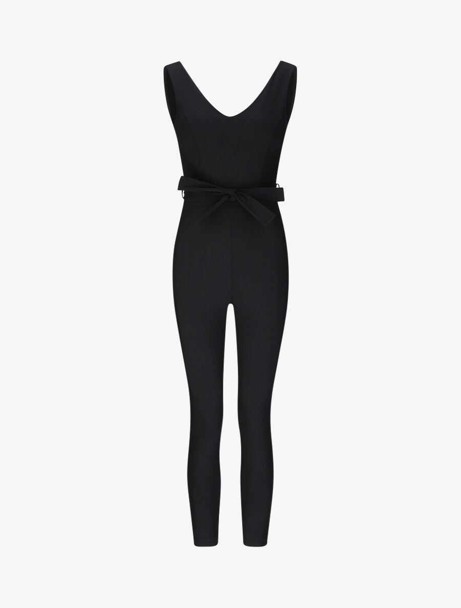 Combinaison stretch coupe slim - Noir - 1