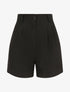 Short uni et bords à revers - Noir - 1