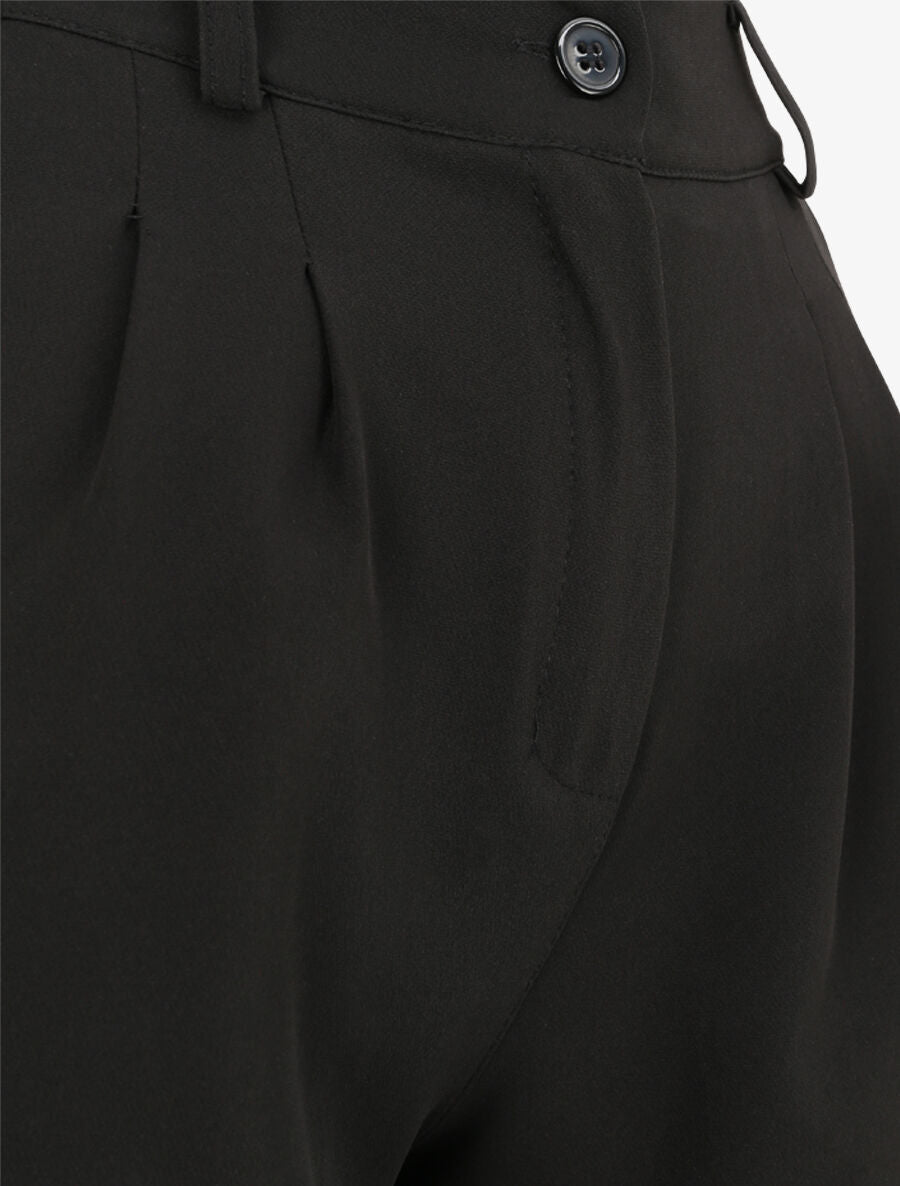 Short uni et bords à revers - Noir - 3