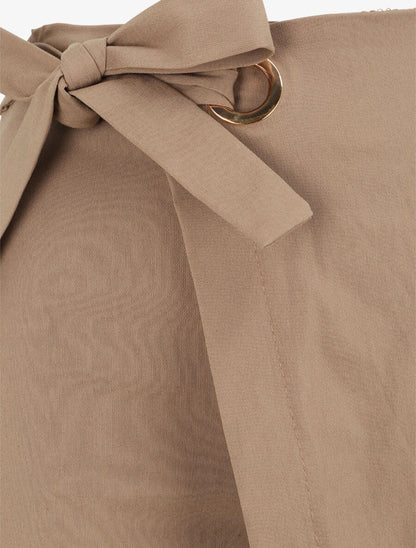 Short style jupe à taille élastiquée - Camel - 3