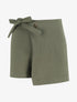 Short style jupe à taille élastiquée - Kaki - 1