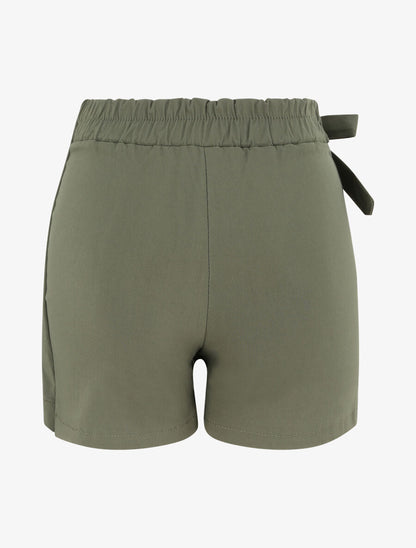 Short style jupe à taille élastiquée - Kaki - 2