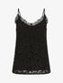 Caraco fluide coupe droite en dentelle - Noir - 1