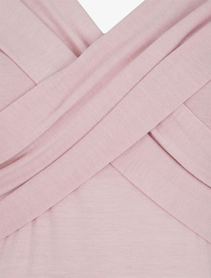 Top à buste à pans croisés - Rose pâle - 3