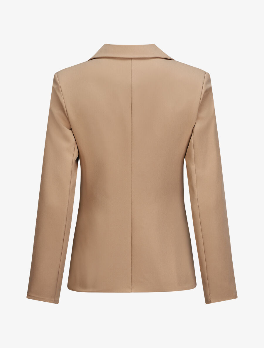 Blazer droit overzise - Camel - 2