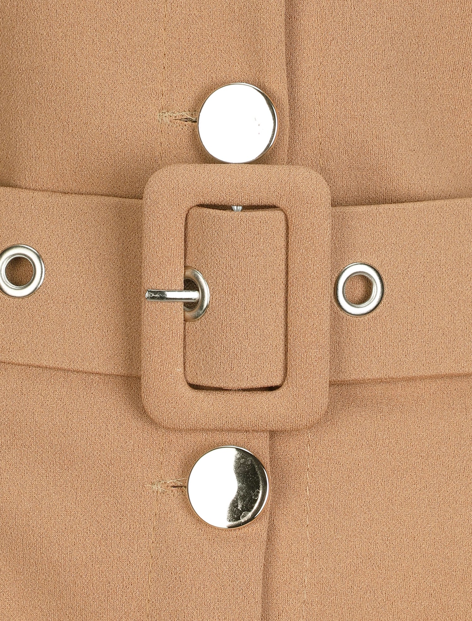 Combishort fluide unie - Camel - 3