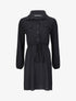 Robe chemise cintrée - Noir - 4