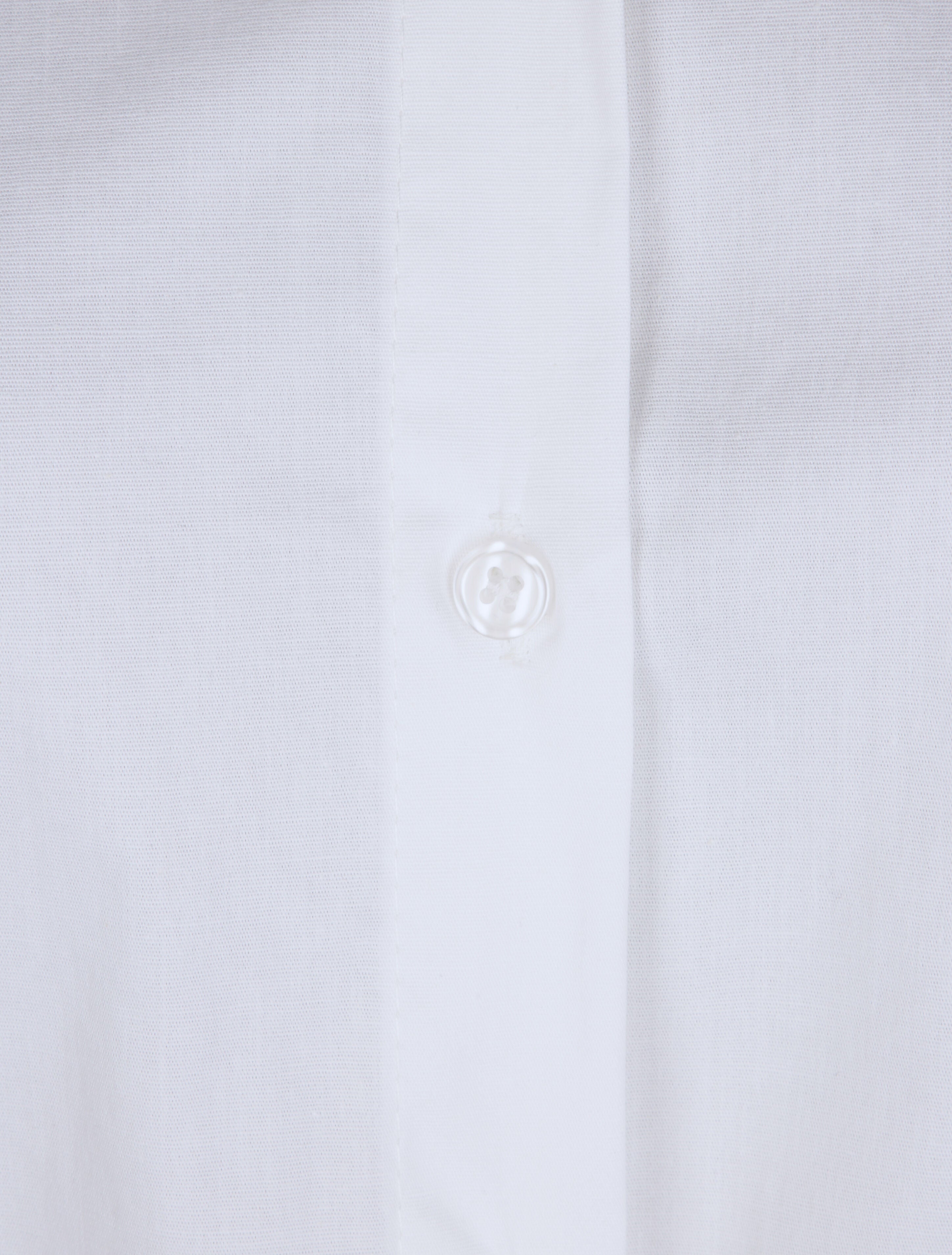 Tunique style chemise unie - Blanc - 3