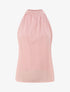 Top droit en voile plumetis irisé - Rose - 4