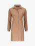Robe chemise fluide - Camel - 4