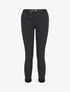 Pantalon 7/8 imprimé trèfle à revers - Noir - 1