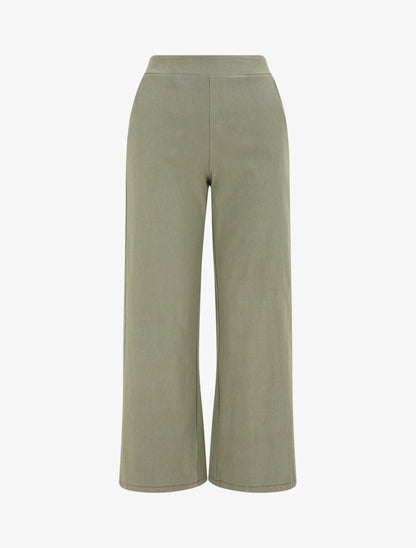 Pantalon ample coupe droite - Kaki - 4