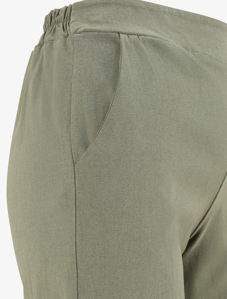 Pantalon ample coupe droite - Kaki - 3