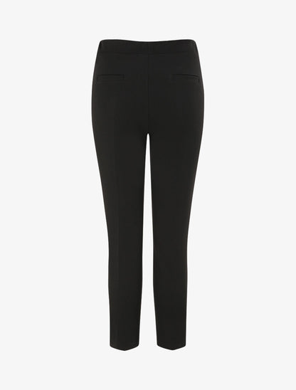 Pantalon uni coupe droite - Noir - 2